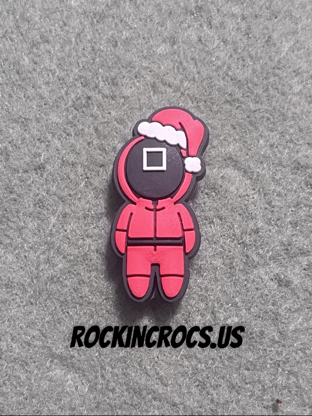 Merry Squidmas Croc Charm